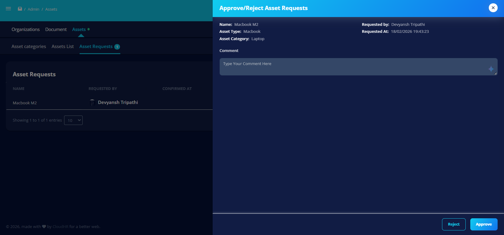 Roles Listing Page