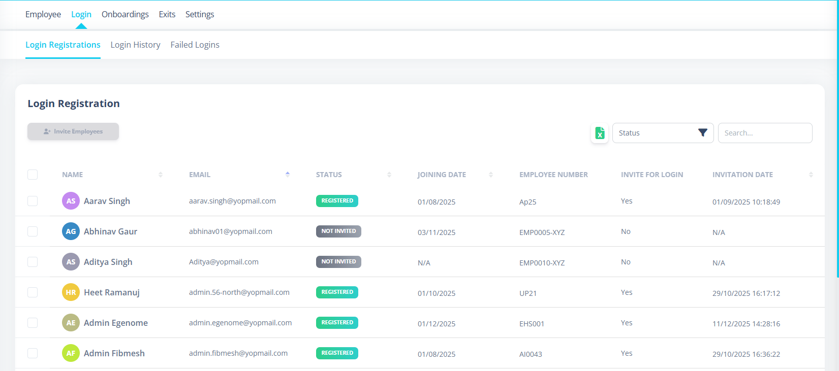 Listing Number Series