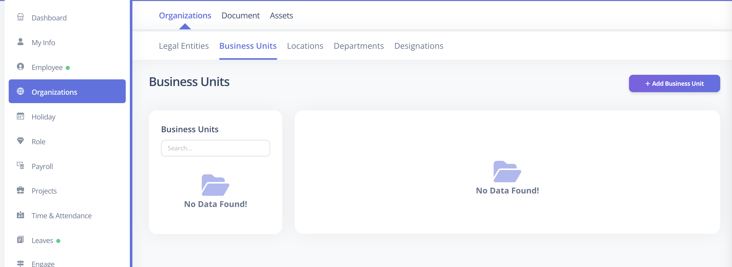 Add organization