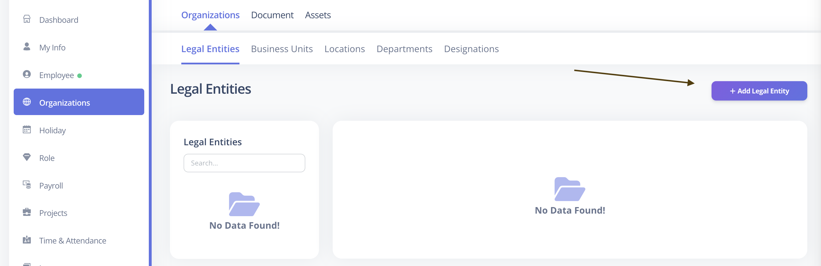 Add organization