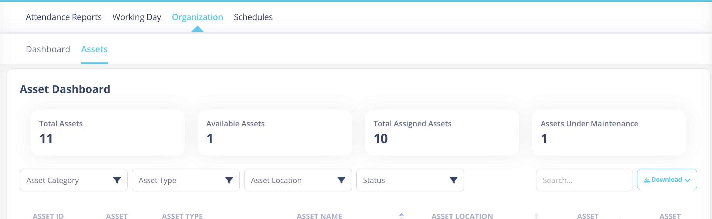 Listing Page